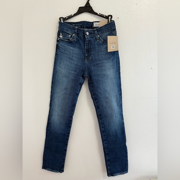 Ag Adriano Goldschmied Denim - AG Jeans Mari High-Rise Stretch Straight Jeans - 25 - NWT